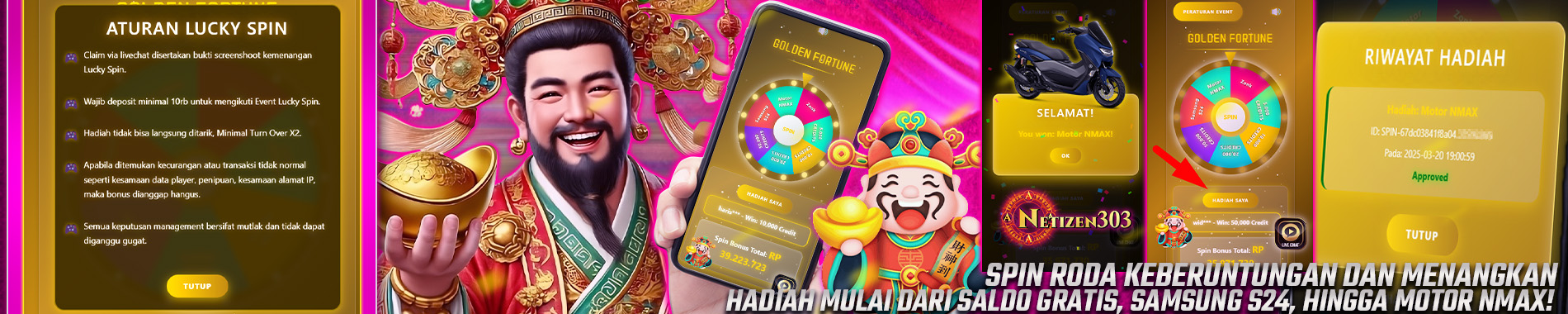 SCATTER HITAM NETIZEN303